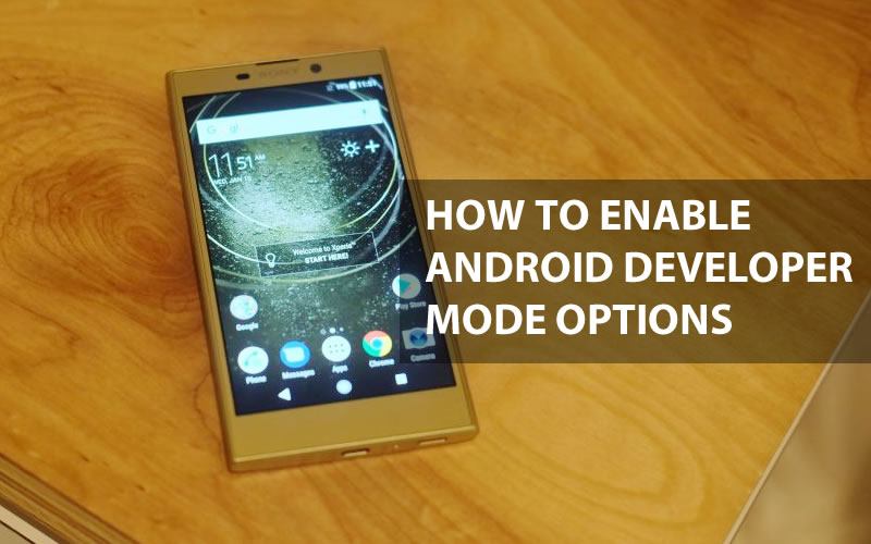 How To Enable Android Developer Mode Options in Sony Xperia L2
