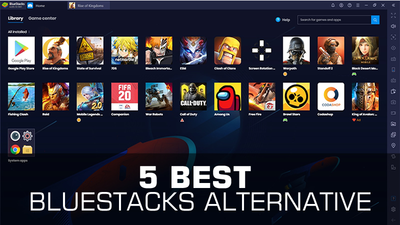 what version of android does bluestacks run