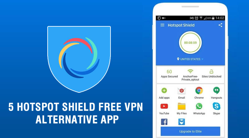 5 Hotspot Shield Free VPN Alternative App